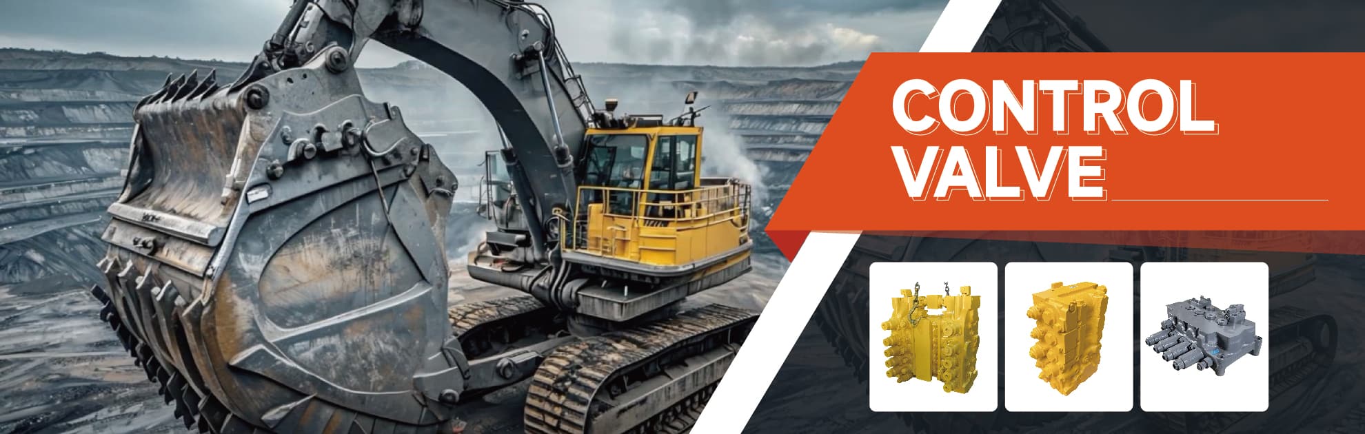 Control Valves for Komatsu, Caterpillar, Hitachi, Volvo Excavators